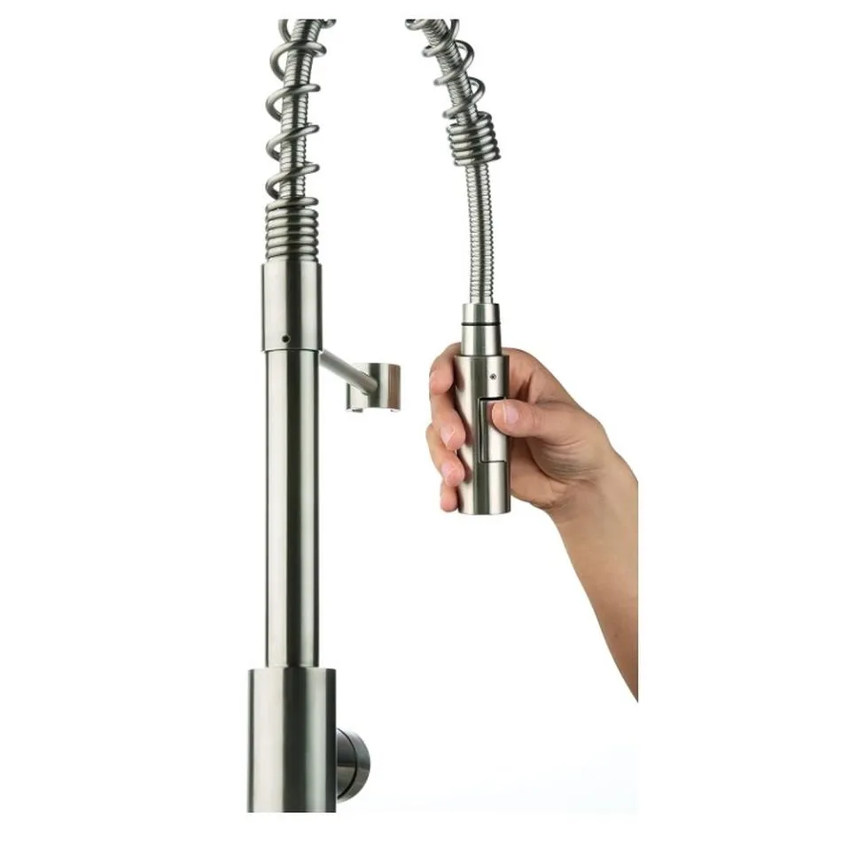 Coiled Pull-Down Faucet-BLK